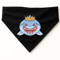 Cartoon Shark Crown USA-Made Doggie Bandana