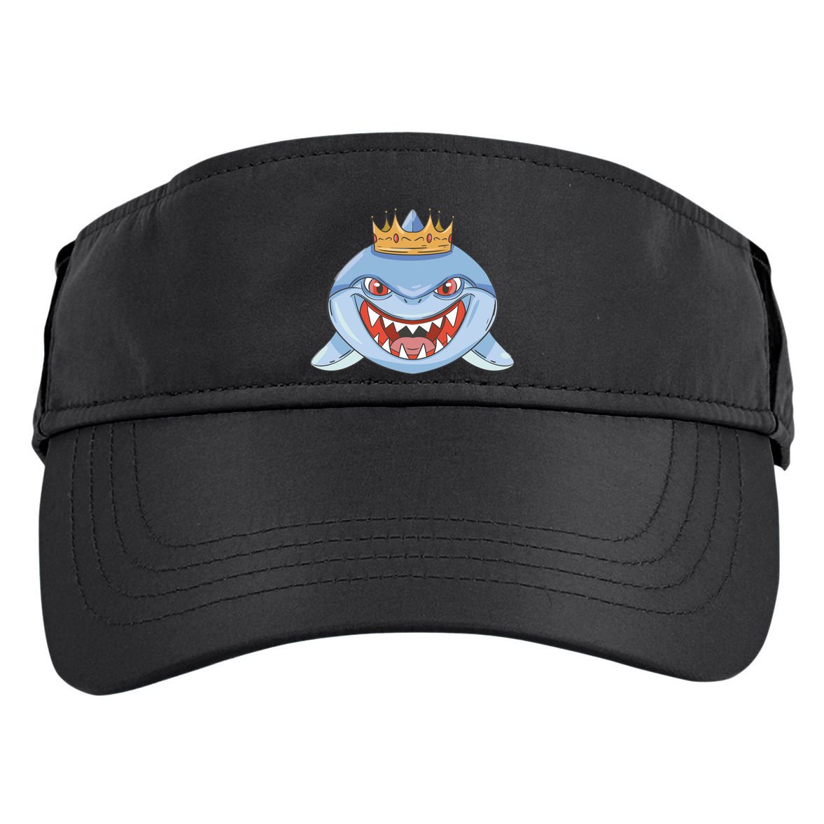 Cartoon Shark Crown Adult Drive Performance Visor