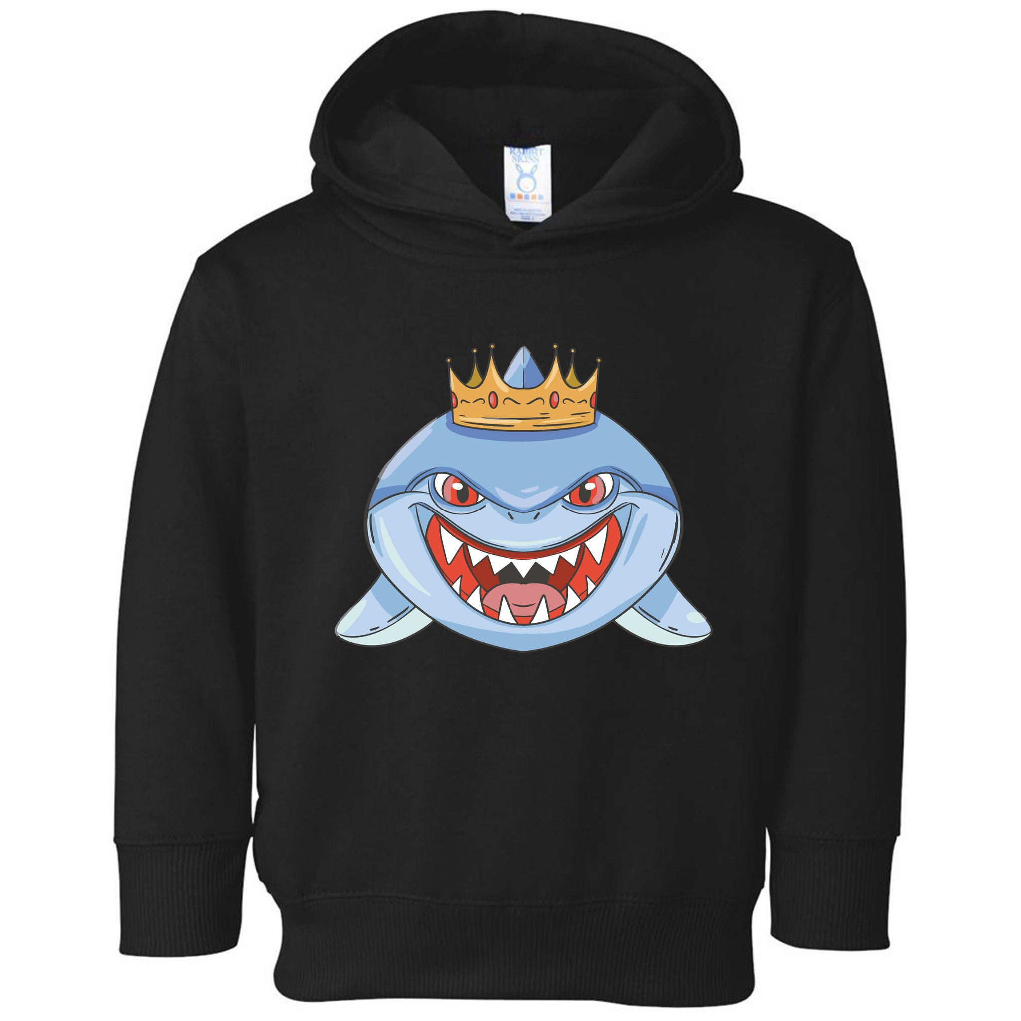 Cartoon Shark Crown Toddler Hoodie