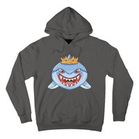 Cartoon Shark Crown Hoodie