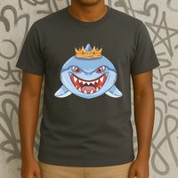 Cartoon Shark Crown T-Shirt