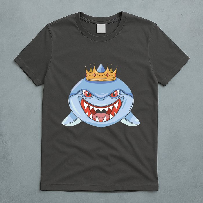 Cartoon Shark Crown T-Shirt