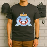 Cartoon Shark Crown T-Shirt