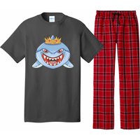 Cartoon Shark Crown Pajama Set