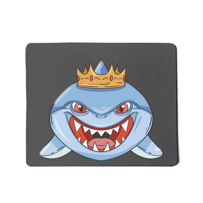Cartoon Shark Crown Mousepad