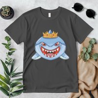 Cartoon Shark Crown Premium T-Shirt