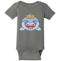 Cartoon Shark Crown Baby Bodysuit