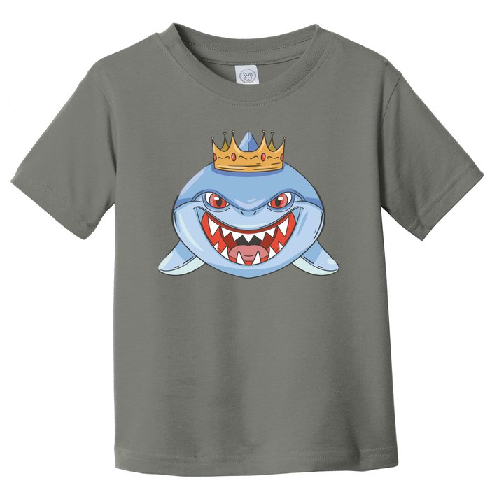 Cartoon Shark Crown Toddler T-Shirt