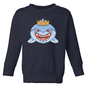 Cartoon Shark Crown Toddler Sweatshirt