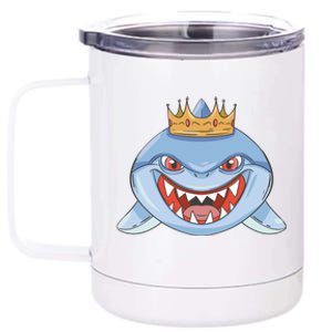 Cartoon Shark Crown 12 oz Stainless Steel Tumbler Cup