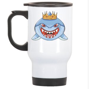 Cartoon Shark Crown Stainless Steel Travel Mug