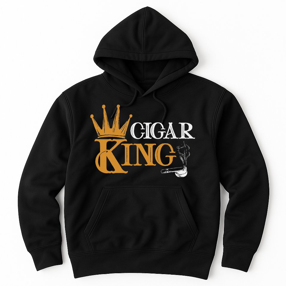 Cigar Smoking Connoisseur Tobacco Cigar King Hoodie
