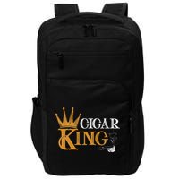 Cigar Smoking Connoisseur Tobacco Cigar King Impact Tech Backpack