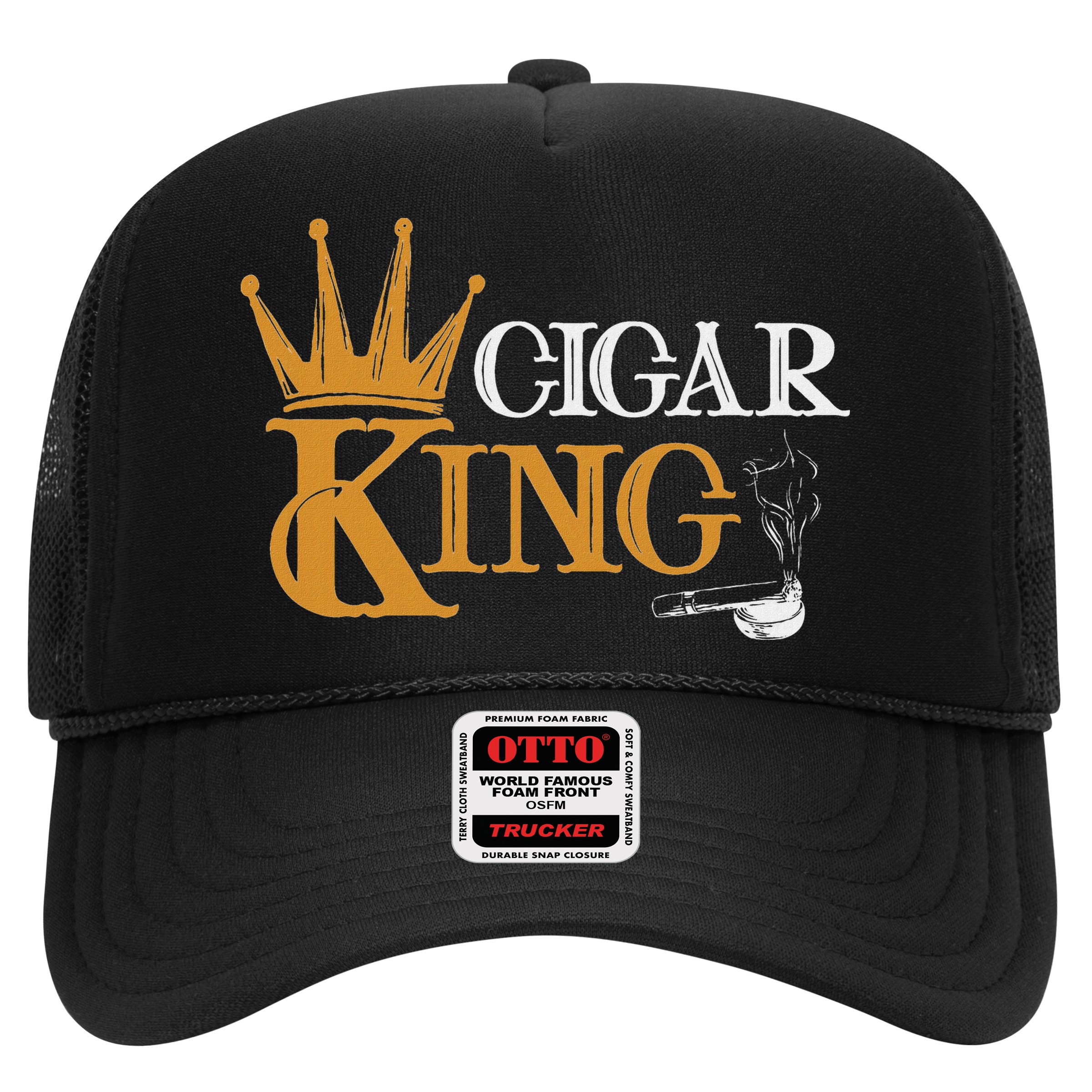 Cigar Smoking Connoisseur Tobacco Cigar King Hat