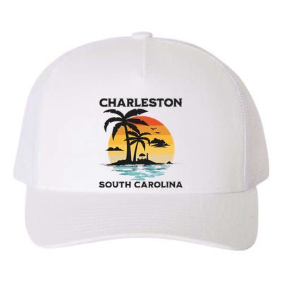 Charleston South Carolina Beach Summer Vacation Yupoong Adult 5-Panel Trucker Hat