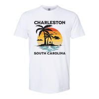 Charleston South Carolina Beach Summer Vacation Softstyle CVC T-Shirt