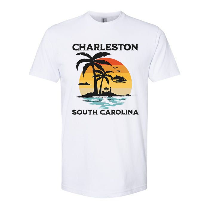 Charleston South Carolina Beach Summer Vacation Softstyle CVC T-Shirt