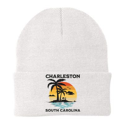 Charleston South Carolina Beach Summer Vacation Knit Cap Winter Beanie