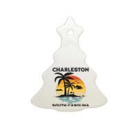 Charleston South Carolina Beach Summer Vacation Ceramic Tree Ornament