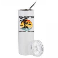 Charleston South Carolina Beach Summer Vacation Stainless Steel Tumbler