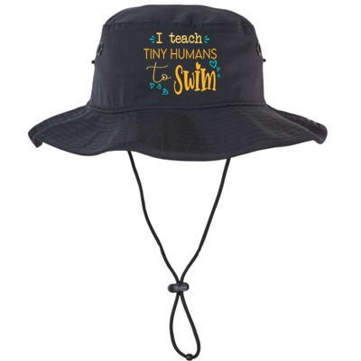 cool swim coach I teach tiny humans to swim swimming teacher Legacy Cool Fit Booney Bucket Hat