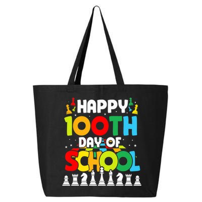 Chess Stuff Chess Club Chess Merch 100th Day Of School Chess Gift 25L Jumbo Tote