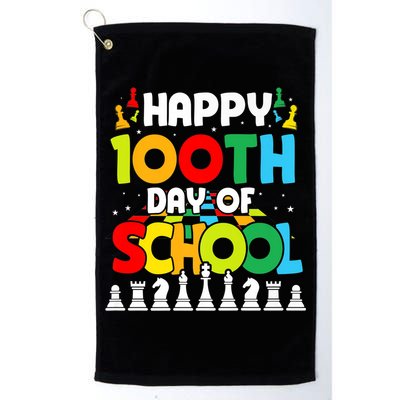 Chess Stuff Chess Club Chess Merch 100th Day Of School Chess Gift Golf Towel