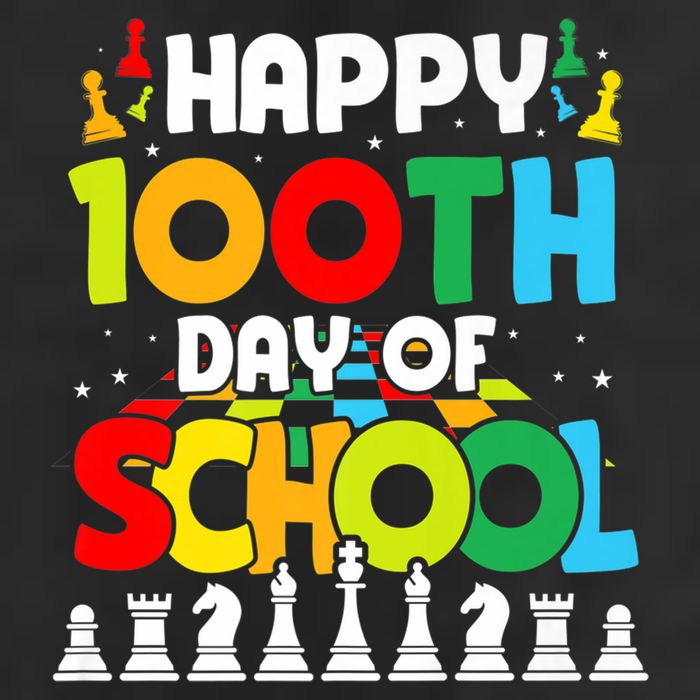 Chess Stuff Chess Club Chess Merch 100th Day Of School Chess Gift Golf Towel