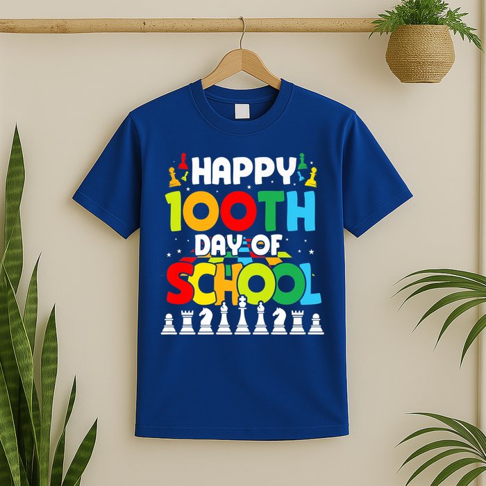 Chess Stuff Chess Club Chess Merch 100th Day Of School Chess Gift T-Shirt