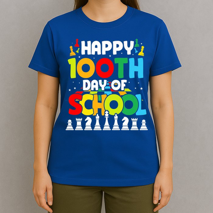 Chess Stuff Chess Club Chess Merch 100th Day Of School Chess Gift T-Shirt