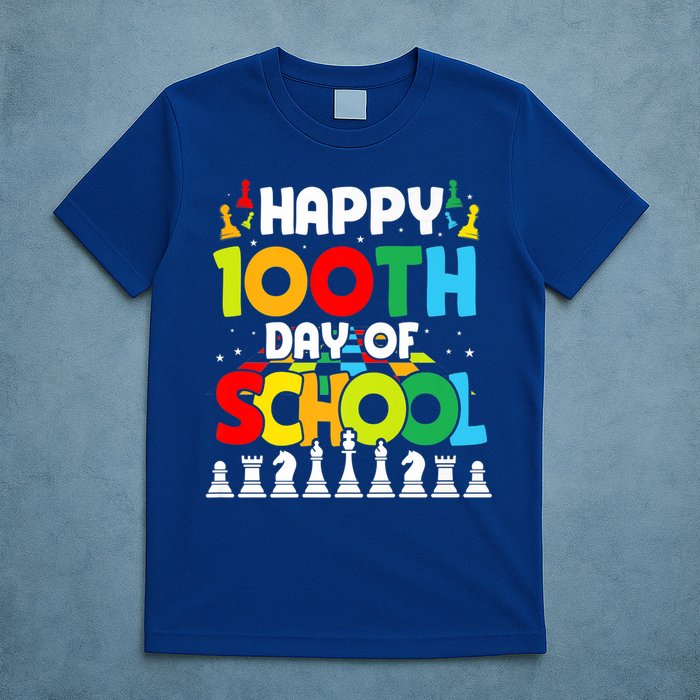 Chess Stuff Chess Club Chess Merch 100th Day Of School Chess Gift T-Shirt