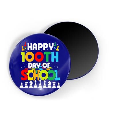 Chess Stuff Chess Club Chess Merch 100th Day Of School Chess Gift Magnet