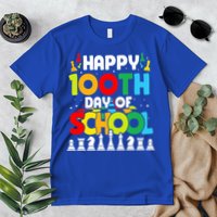 Chess Stuff Chess Club Chess Merch 100th Day Of School Chess Gift Premium T-Shirt