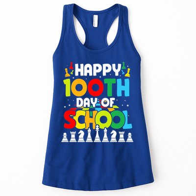 Chess Stuff Chess Club Chess Merch 100th Day Of School Chess Gift Womens Tank Top