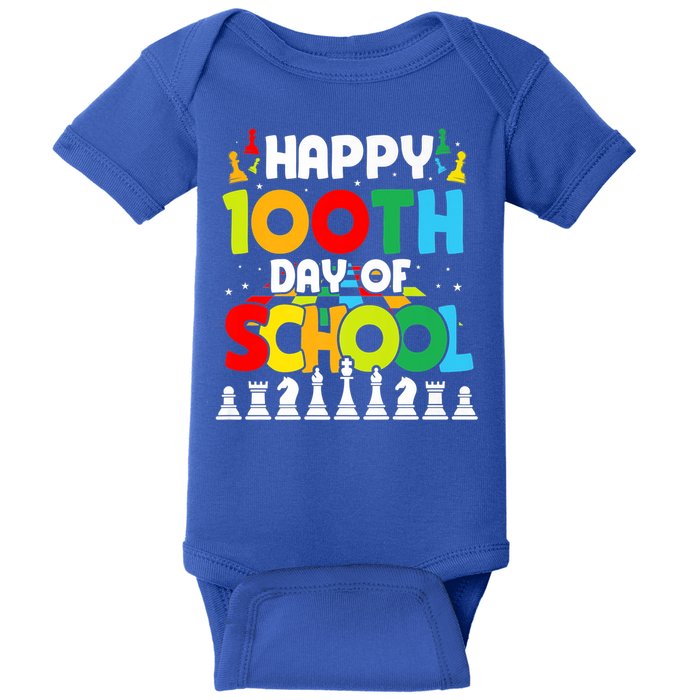 Chess Stuff Chess Club Chess Merch 100th Day Of School Chess Gift Baby Bodysuit