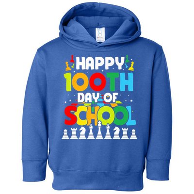 Chess Stuff Chess Club Chess Merch 100th Day Of School Chess Gift Toddler Hoodie