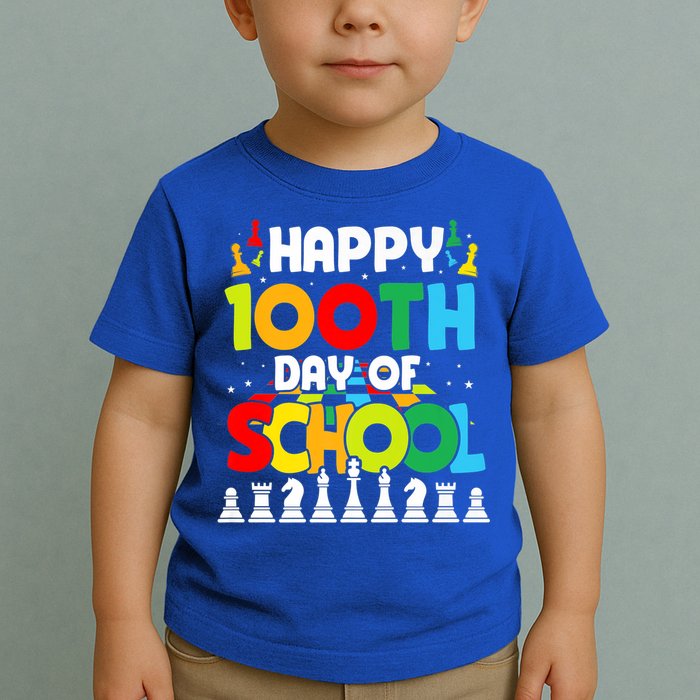 Chess Stuff Chess Club Chess Merch 100th Day Of School Chess Gift Toddler T-Shirt