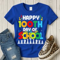 Chess Stuff Chess Club Chess Merch 100th Day Of School Chess Gift Womens T-Shirt