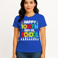 Chess Stuff Chess Club Chess Merch 100th Day Of School Chess Gift Womens T-Shirt