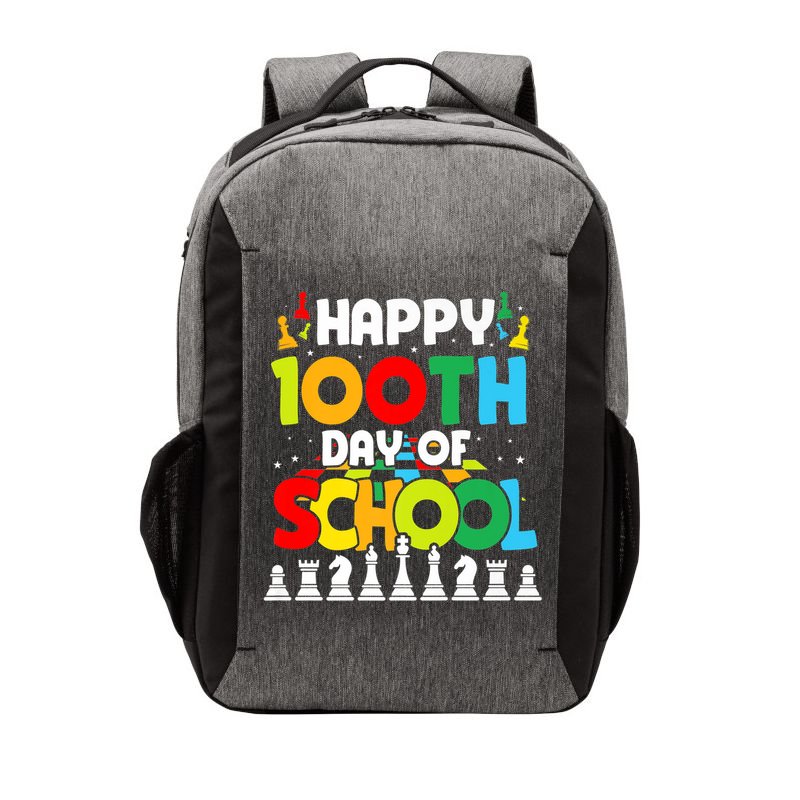 Chess Stuff Chess Club Chess Merch 100th Day Of School Chess Gift Vector Backpack