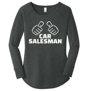 Car Salesman Women's Perfect Tri Tunic Long Sleeve Shirt