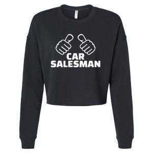 Car Salesman Cropped Pullover Crew