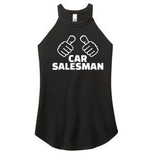 Car Salesman Women's Perfect Tri Rocker Tank