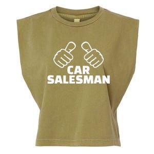 Car Salesman Garment-Dyed Women's Muscle Tee