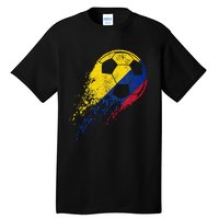 Colombia Soccer Colombian Flag Pride Soccer Player Tall T-Shirt