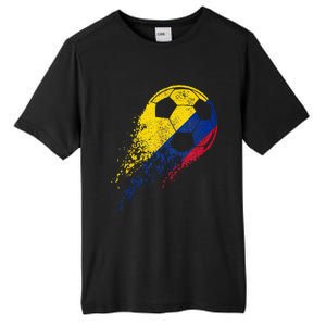 Colombia Soccer Colombian Flag Pride Soccer Player Tall Fusion ChromaSoft Performance T-Shirt