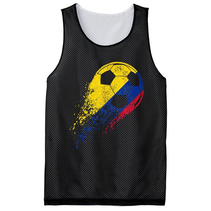 Colombia Soccer Colombian Flag Pride Soccer Player Mesh Reversible Basketball Jersey Tank