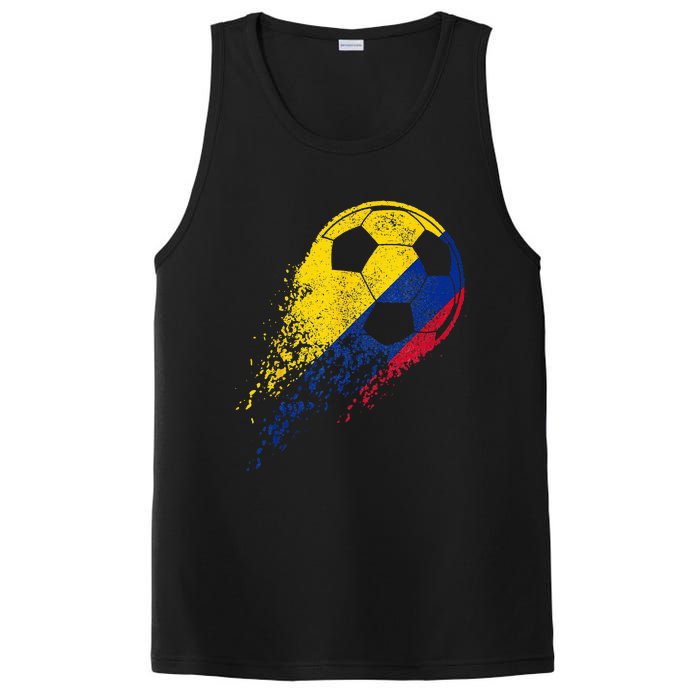 Colombia Soccer Colombian Flag Pride Soccer Player PosiCharge Competitor Tank