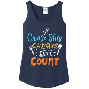 Cruise Ship Calories Don't Count Ladies Essential Tank