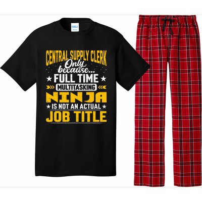 Central Supply Clerk Job Title Funny Central Supply Worker Pajama Set